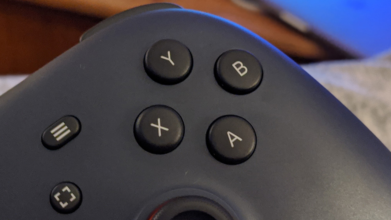 Google Stadia Controller - Detail of Action Buttons