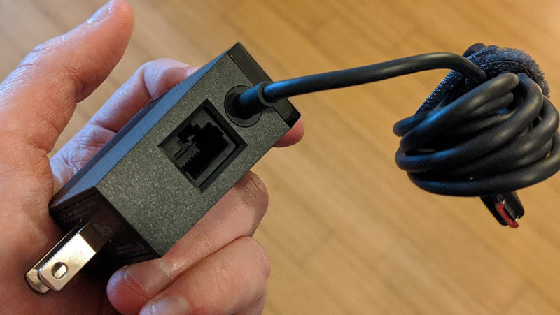 Chromecast Ultra power adapter with Ethernet port